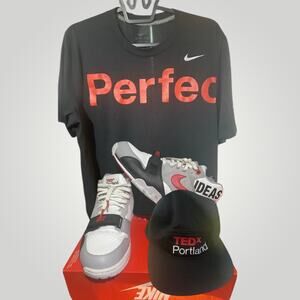Nike Air Trainer 1 TEDxPortland SET Year 10 Bundle Shoes Sz 10 Shirt L Hat Rare